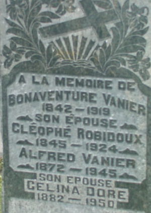 Pierre Tombale Vanier